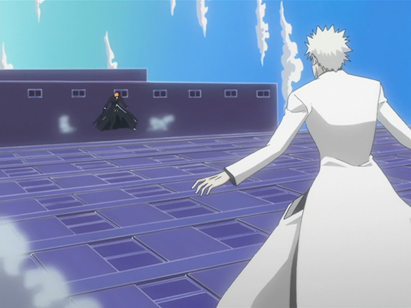 Bleach Ep 124: Collision! Black Bankai and White Bankai @ 00:08:14