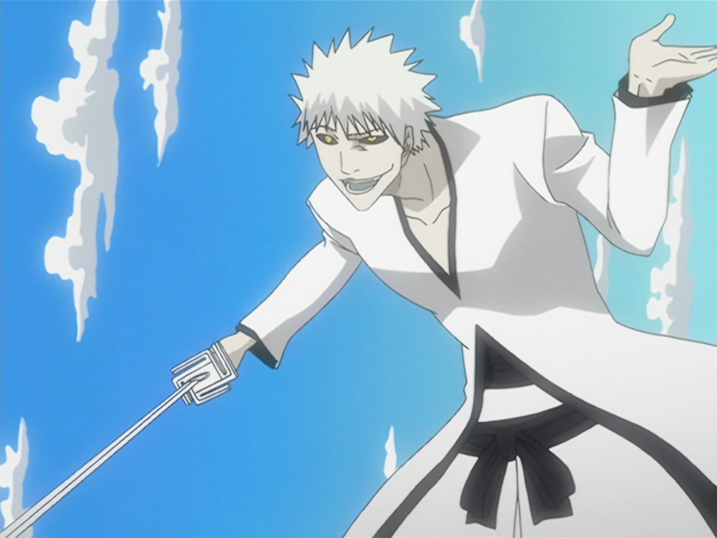 Bleach Ep 124: Collision! Black Bankai and White Bankai @ 00:08:19