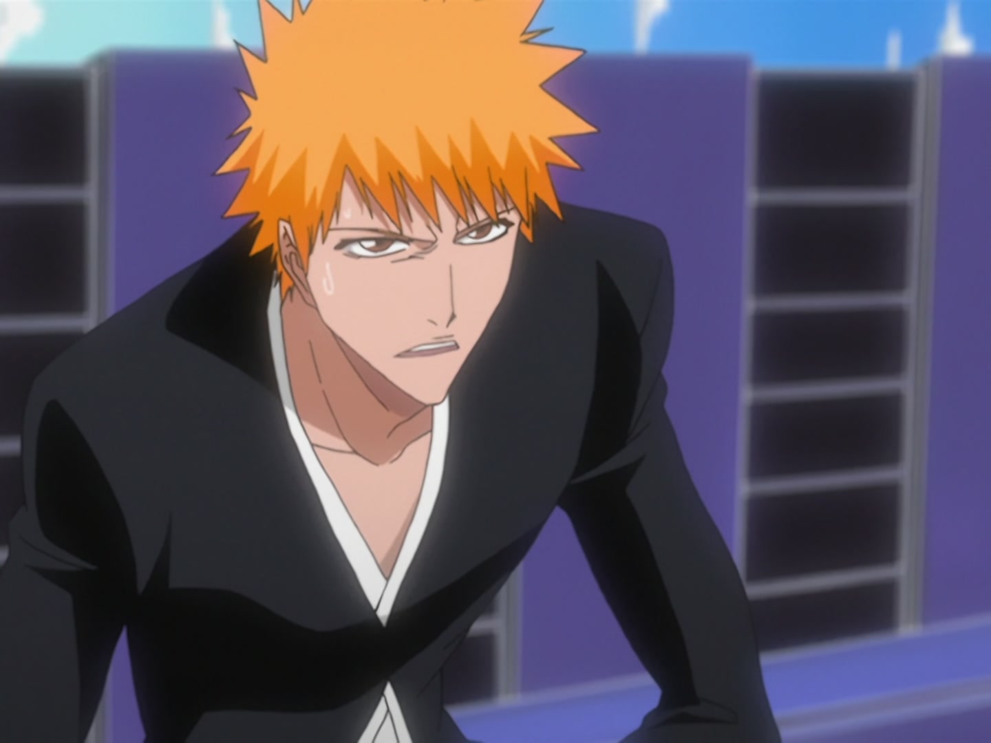 Bleach Ep 124: Collision! Black Bankai and White Bankai @ 00:08:24