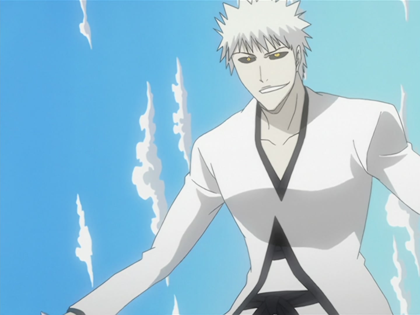 Bleach Ep 124: Collision! Black Bankai and White Bankai @ 00:08:33