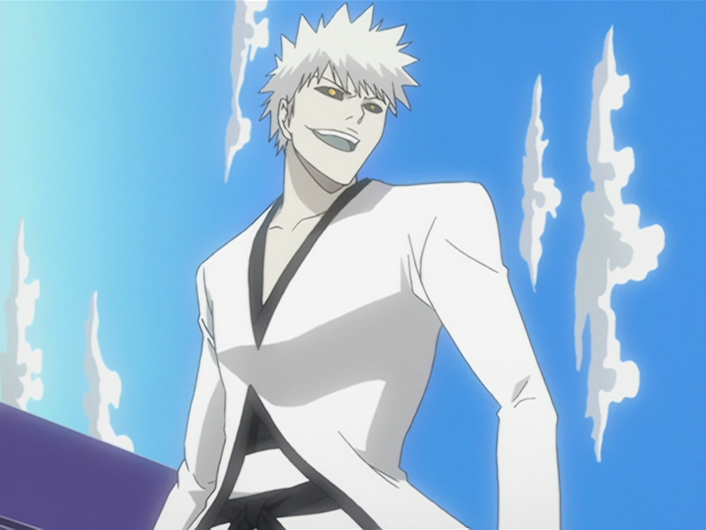 Bleach Ep 124: Collision! Black Bankai and White Bankai @ 00:08:43