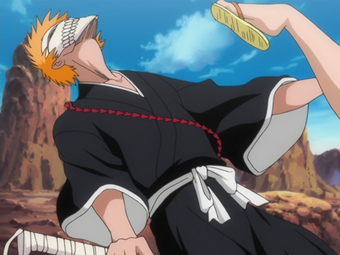 Bleach Ep 126: Uryu vs. Ryuken! Clash of the Parent-Child Quincys @ 00:13:02
