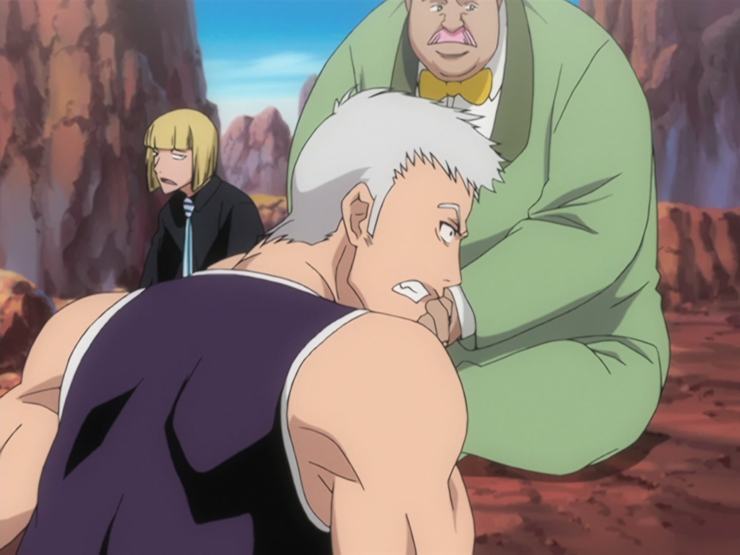 Bleach Ep 126: Uryu vs. Ryuken! Clash of the Parent-Child Quincys @ 00:13:30