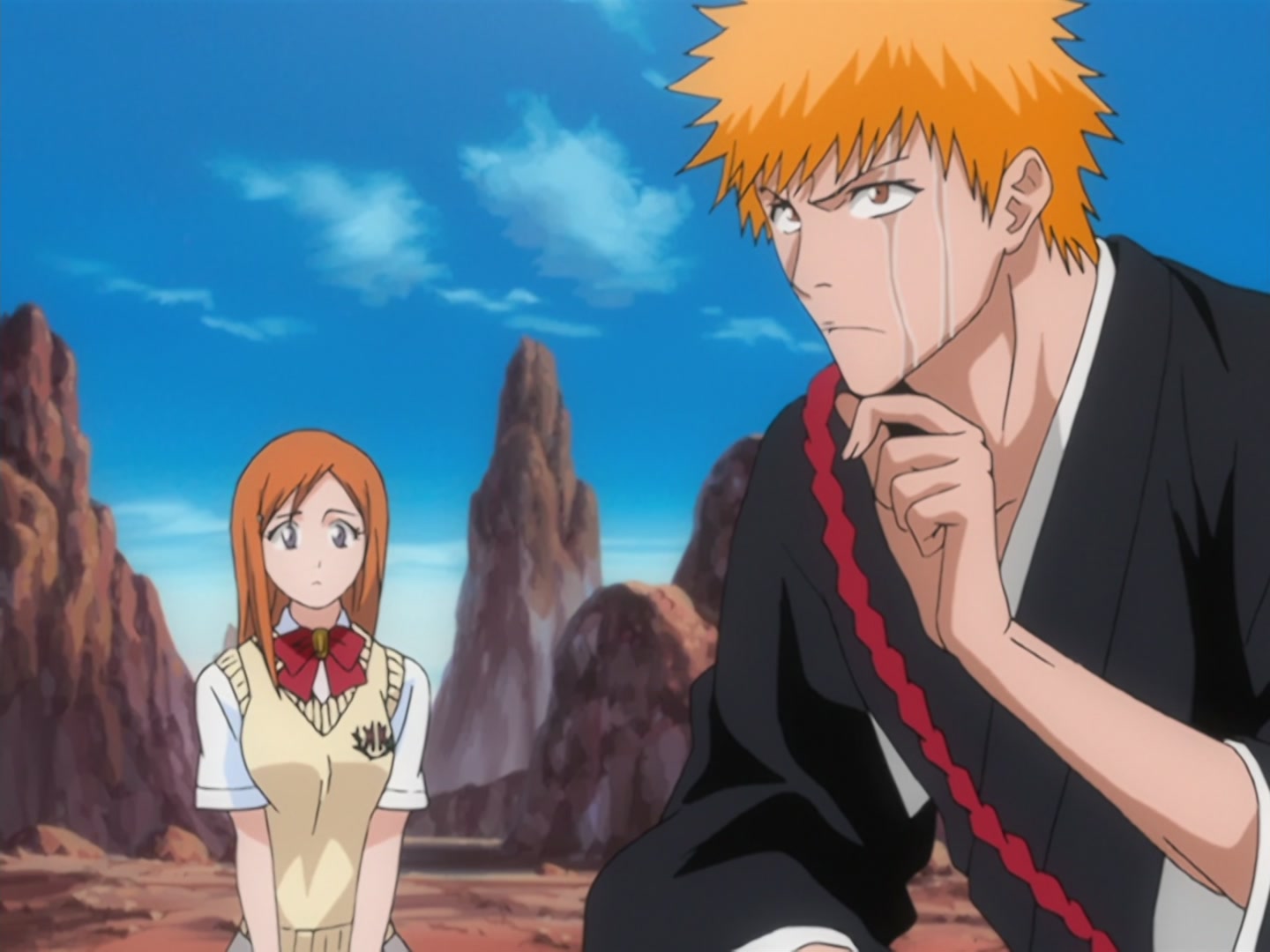 Bleach Ep 126: Uryu vs. Ryuken! Clash of the Parent-Child Quincys @ 00:15:44