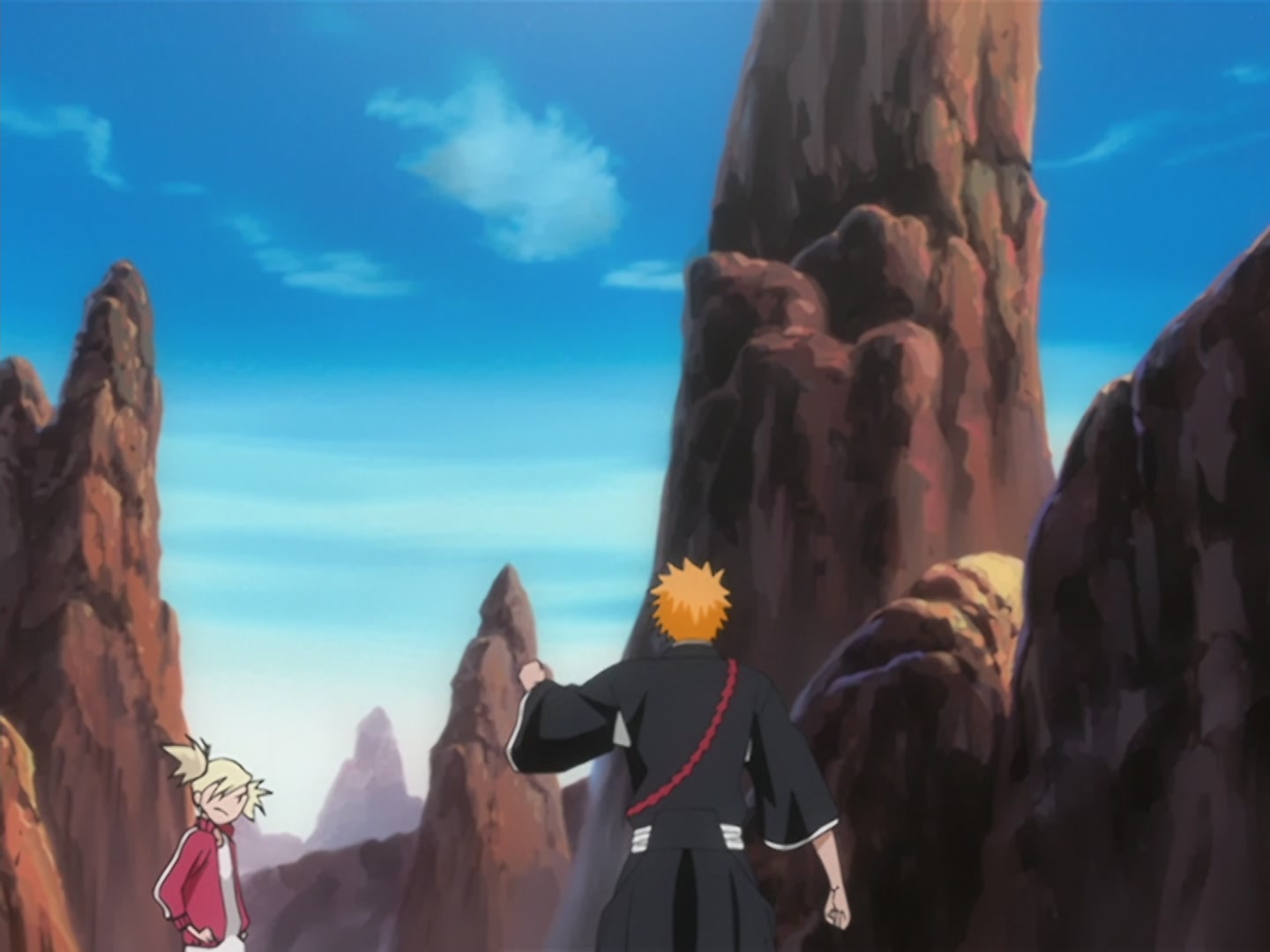 Bleach Ep 126: Uryu vs. Ryuken! Clash of the Parent-Child Quincys @ 00:16:08