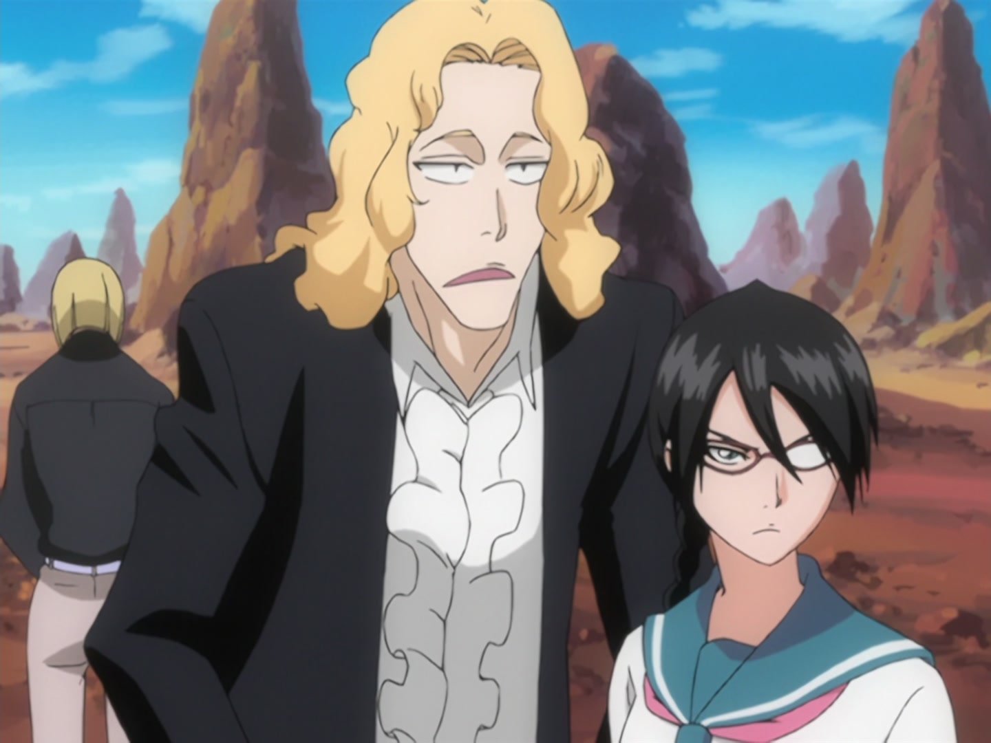 Bleach Ep 126: Uryu vs. Ryuken! Clash of the Parent-Child Quincys @ 00:16:56