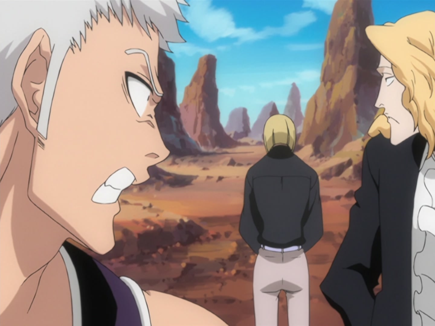 Bleach Ep 126: Uryu vs. Ryuken! Clash of the Parent-Child Quincys @ 00:17:05