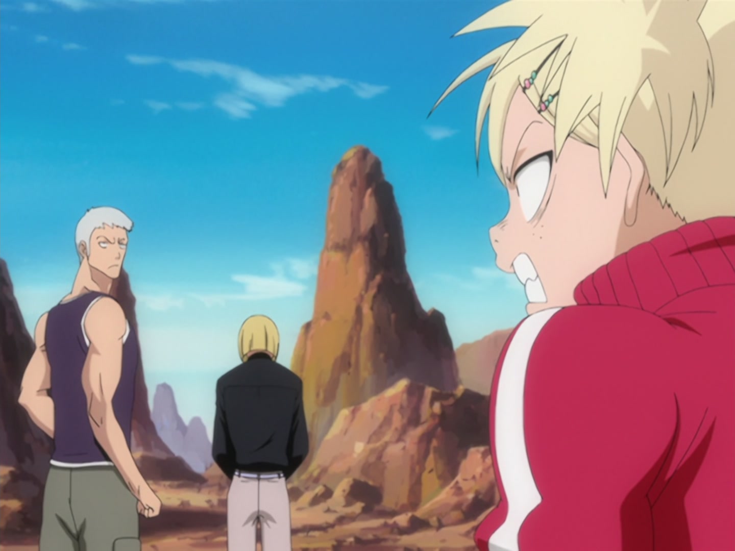Bleach Ep 126: Uryu vs. Ryuken! Clash of the Parent-Child Quincys @ 00:17:24