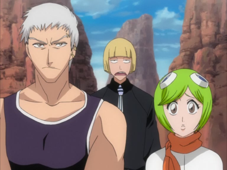Bleach Ep 128: The Nightmare Arrancar! Team Hitsugaya Moves Out @ 00:03:47