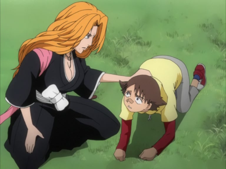 Bleach Ep 131: Rangiku’s Tears, the Sorrowful Parting of Brother and Sister @ 00:04:50