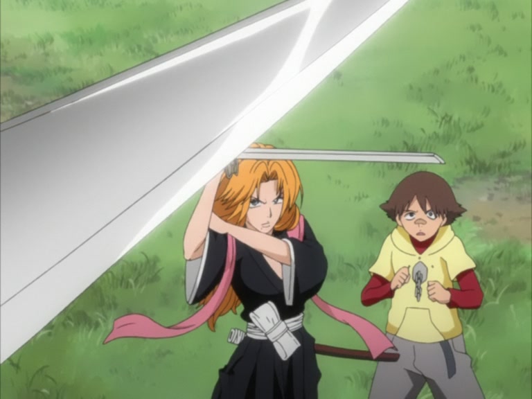 Bleach Ep 131: Rangiku’s Tears, the Sorrowful Parting of Brother and Sister @ 00:05:24