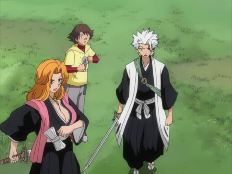Bleach Ep 131: Rangiku’s Tears, the Sorrowful Parting of Brother and Sister @ 00:08:02