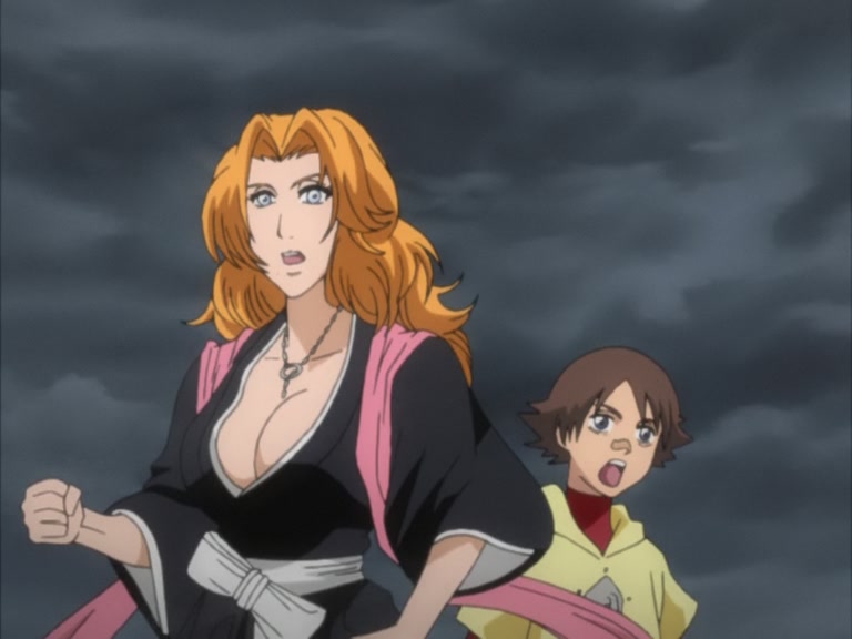 Bleach Ep 131: Rangiku’s Tears, the Sorrowful Parting of Brother and Sister @ 00:15:41