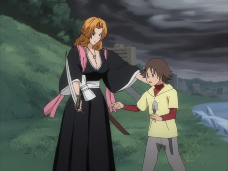 Bleach Ep 131: Rangiku’s Tears, the Sorrowful Parting of Brother and Sister @ 00:19:12