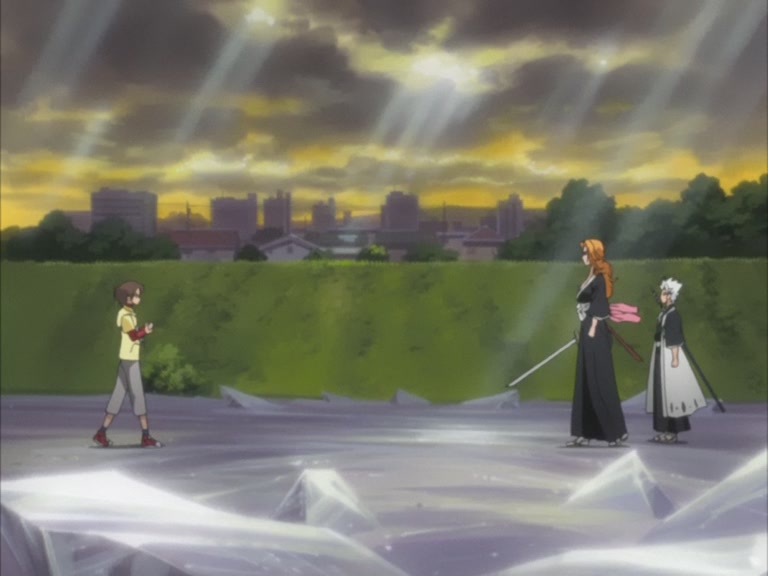 Bleach Ep 131: Rangiku’s Tears, the Sorrowful Parting of Brother and Sister @ 00:21:12