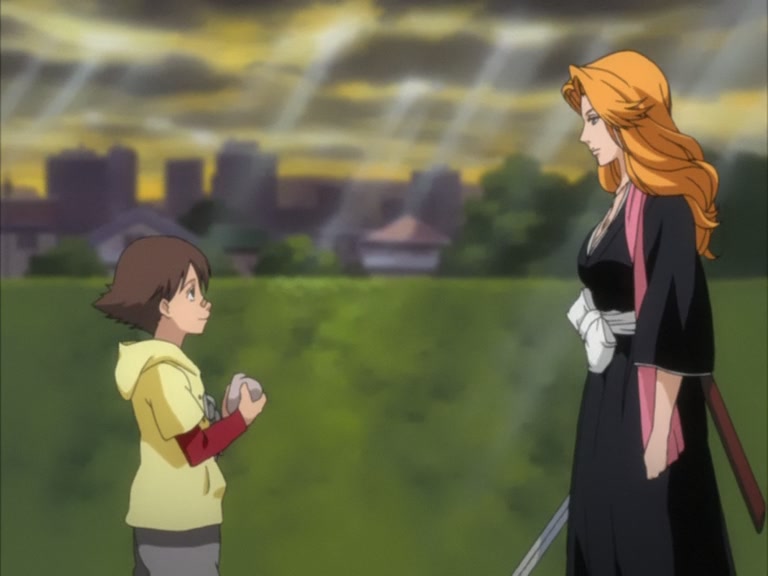 Bleach Ep 131: Rangiku’s Tears, the Sorrowful Parting of Brother and Sister @ 00:21:16