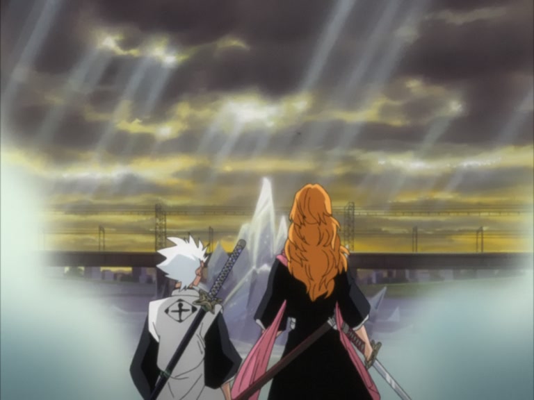 Bleach Ep 131: Rangiku’s Tears, the Sorrowful Parting of Brother and Sister @ 00:21:45
