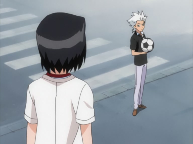 Bleach Ep 132: Hitsugaya, Karin, and Soccer Ball @ 00:02:31