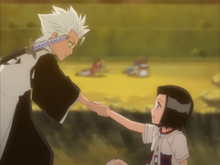 Bleach Ep 132: Hitsugaya, Karin, and Soccer Ball @ 00:19:43