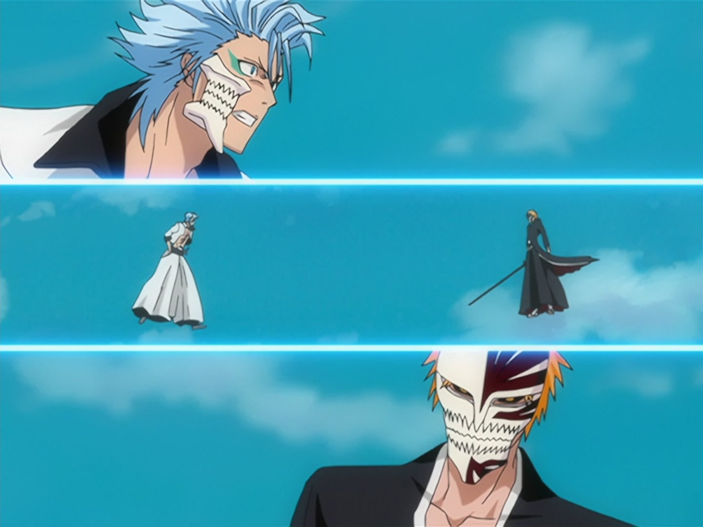 Bleach Ep 139: Ichigo vs. Grimmjow, the 11-second Battle! @ 00:06:26