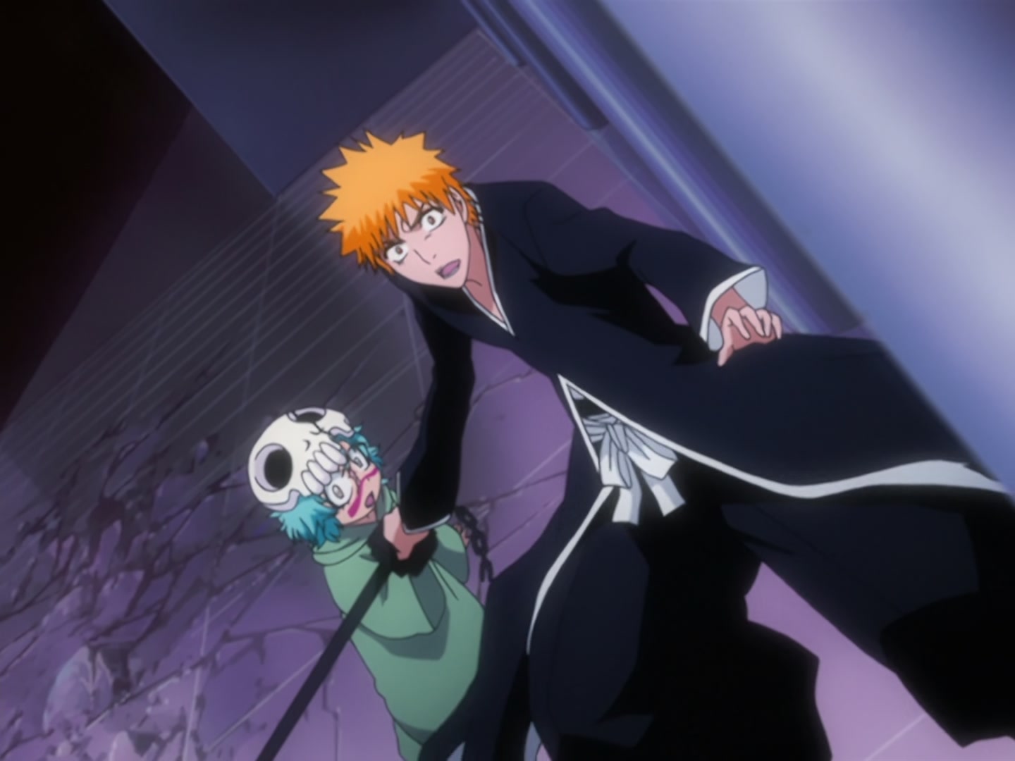 Bleach Ep 162: Szayelaporro Laughs, The Net of Renji Is Trapped @ 00:07:07