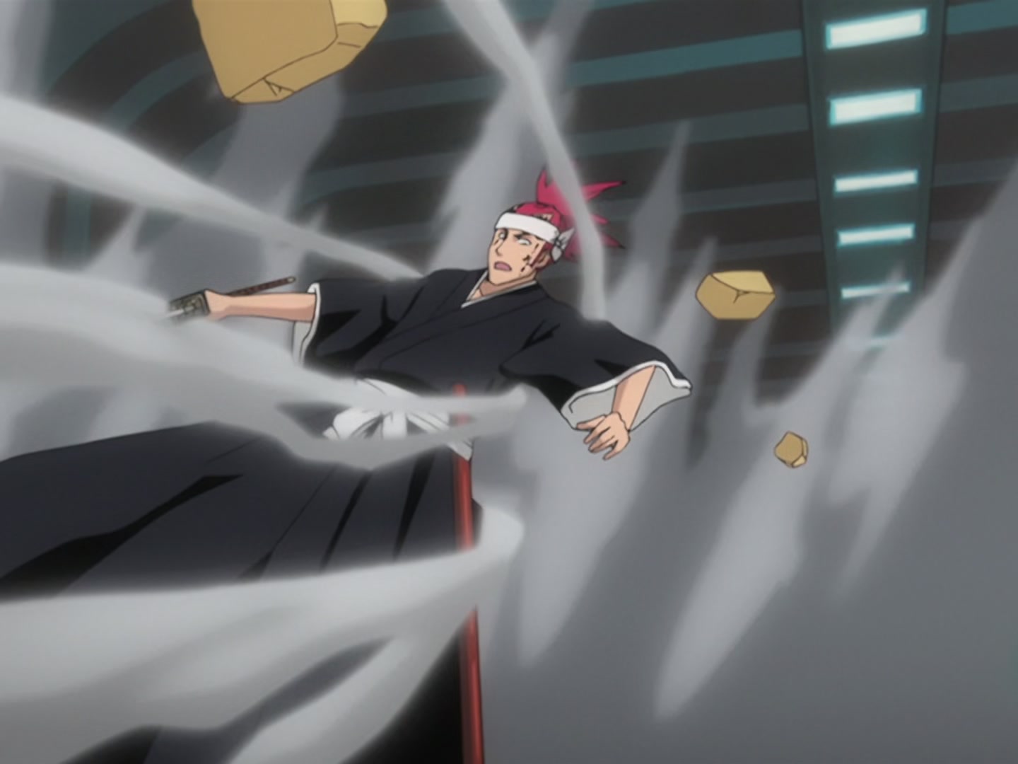 Bleach Ep 162: Szayelaporro Laughs, The Net of Renji Is Trapped @ 00:16:34