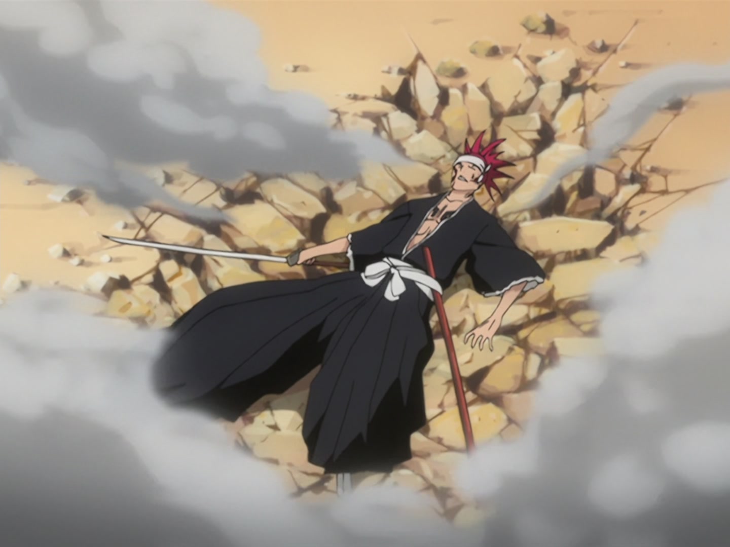 Bleach Ep 162: Szayelaporro Laughs, The Net of Renji Is Trapped @ 00:16:43