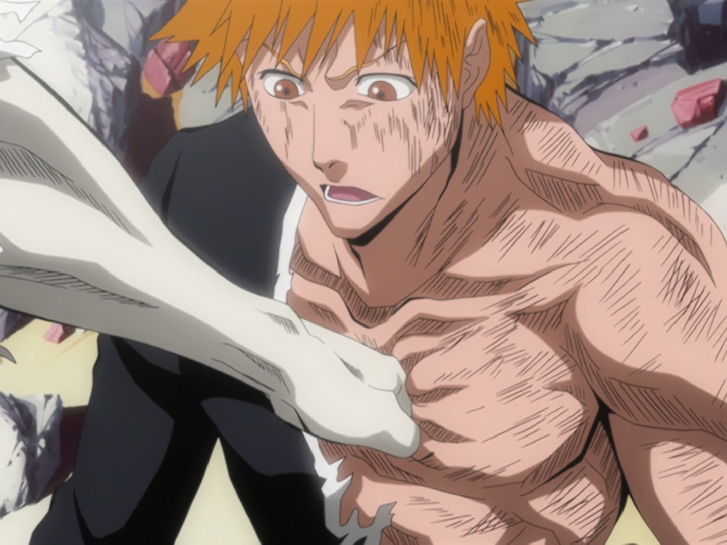 Bleach Ep 164: Ishida's Strategy, 20 Seconds of Offense and Defense @ 00:01:58