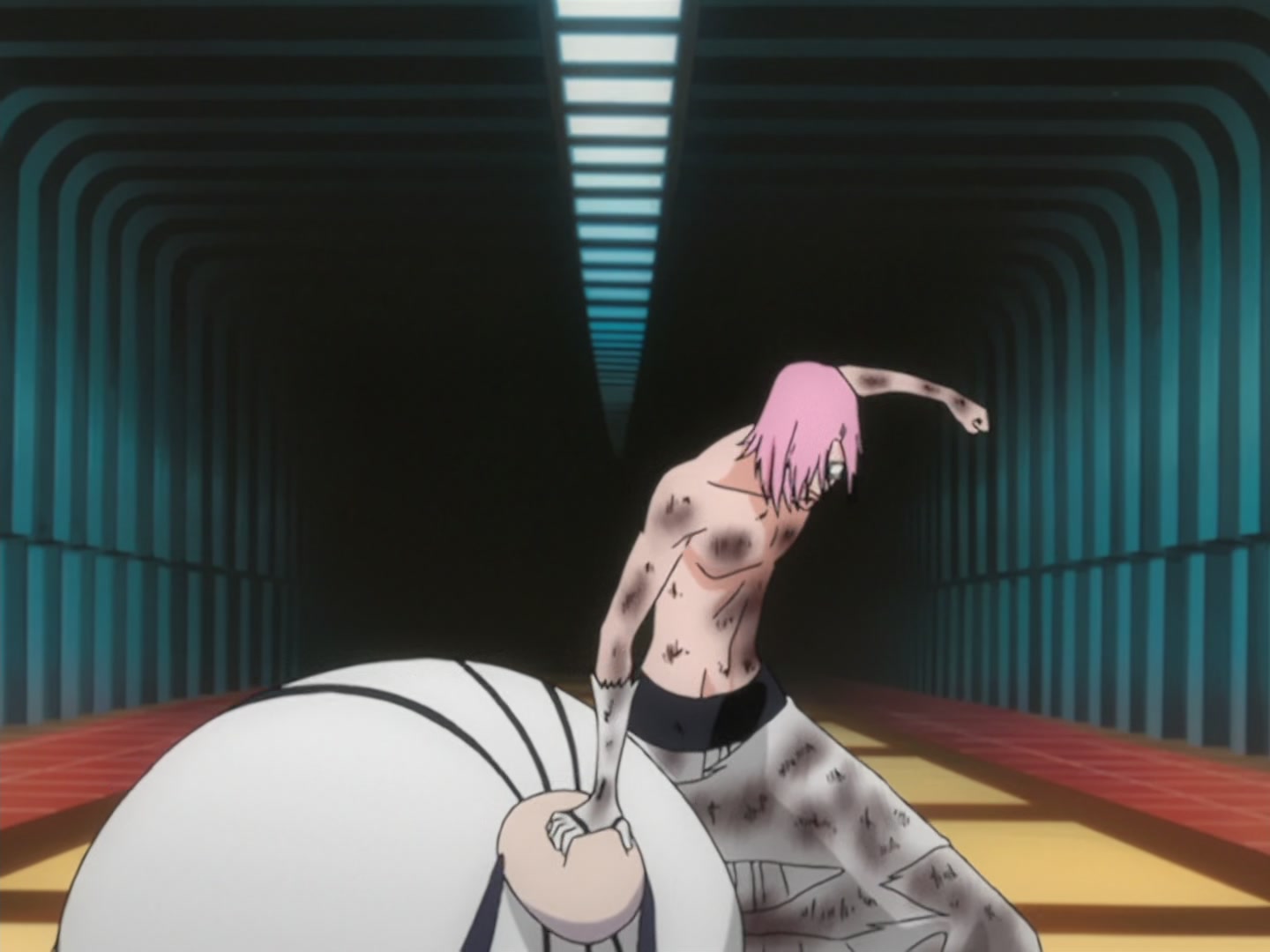Bleach Ep 165: The Murderous Intent Boils! The Joyful Grimmjow @ 00:03:48