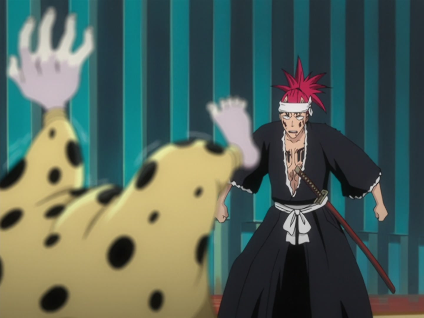 Bleach Ep 165: The Murderous Intent Boils! The Joyful Grimmjow @ 00:05:56