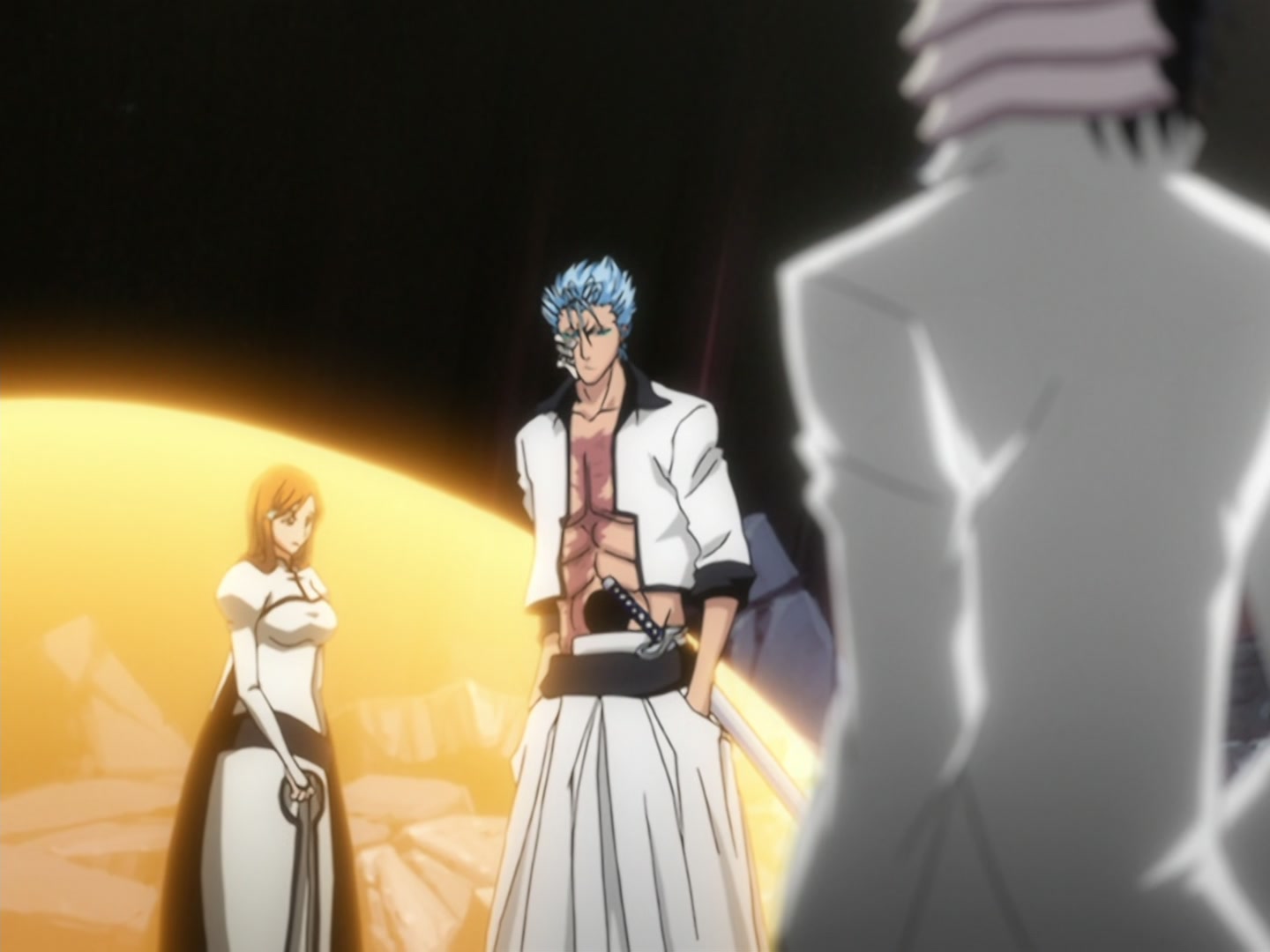 Bleach Ep 165: The Murderous Intent Boils! The Joyful Grimmjow @ 00:07:55