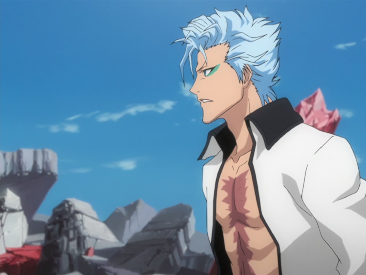 Bleach Ep 165: The Murderous Intent Boils! The Joyful Grimmjow @ 00:09:30
