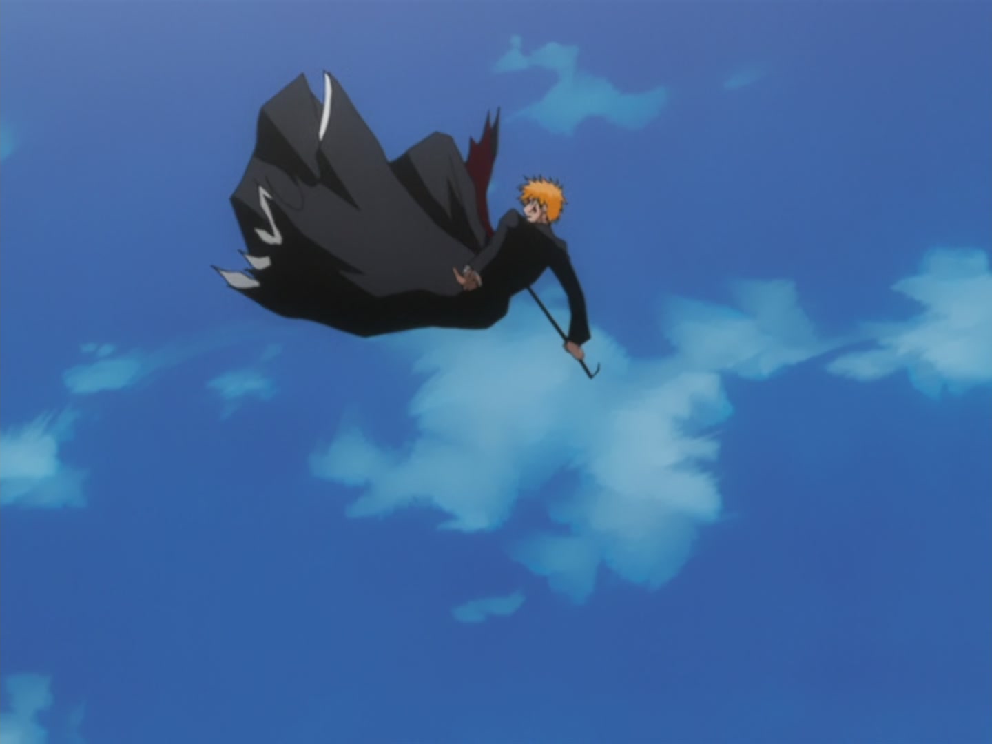Bleach Ep 166: Desperate Effort vs. Desperate Effort! Hollowized Ichigo @ 00:02:31