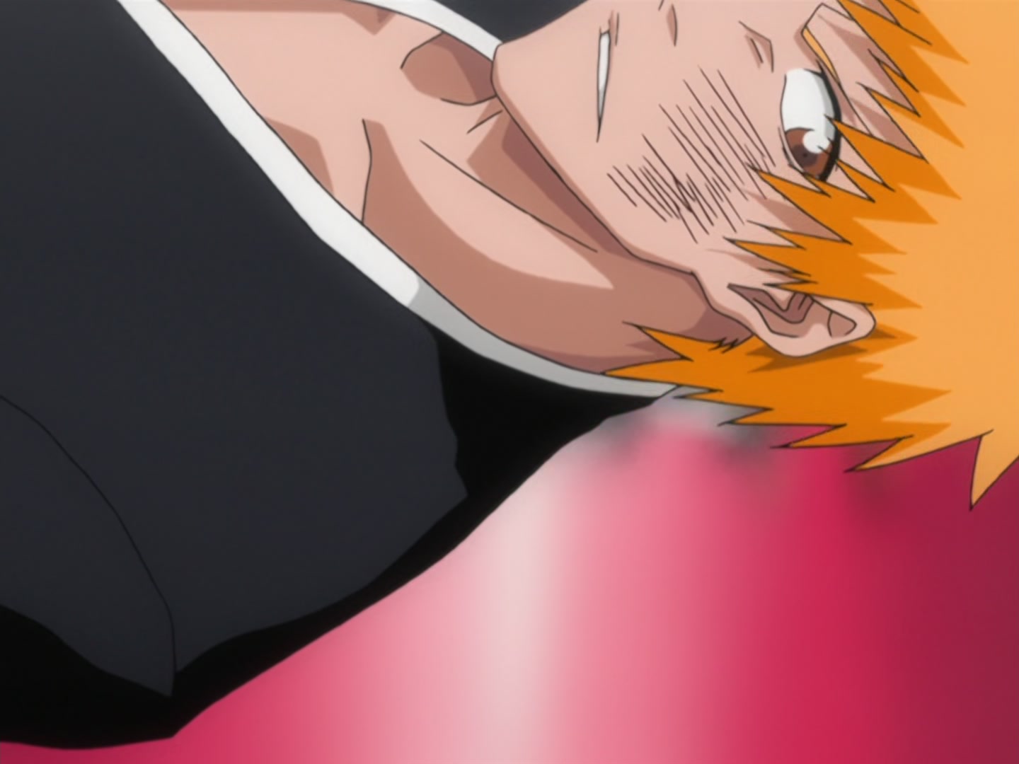 Bleach Ep 166: Desperate Effort vs. Desperate Effort! Hollowized Ichigo @ 00:02:46