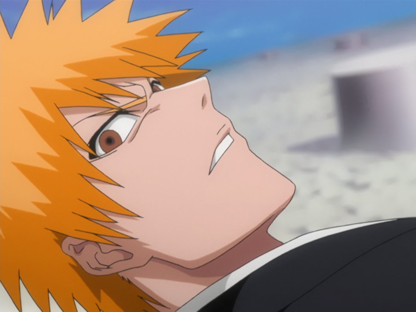 Bleach Ep 166: Desperate Effort vs. Desperate Effort! Hollowized Ichigo @ 00:02:50