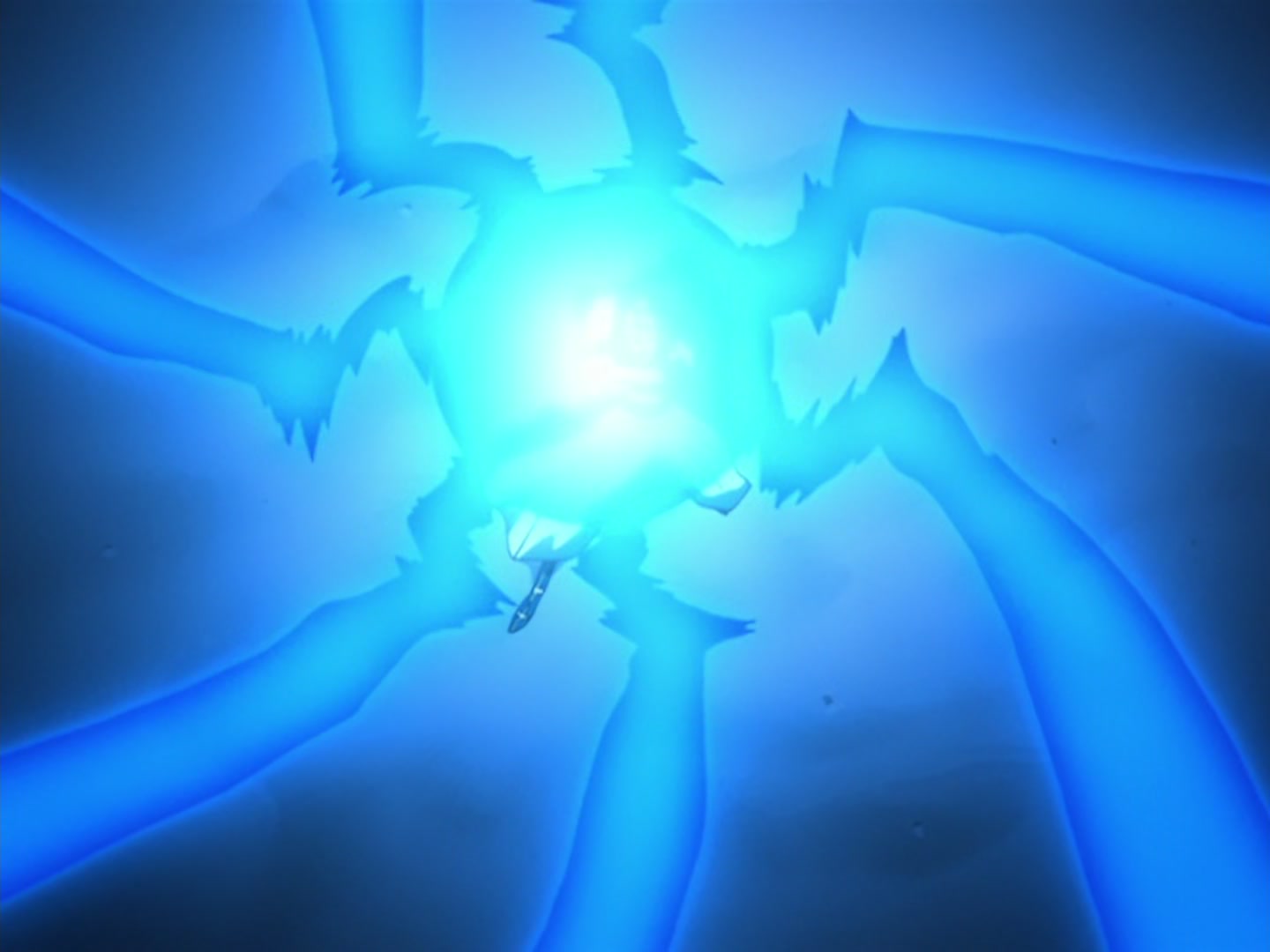 Bleach Ep 166: Desperate Effort vs. Desperate Effort! Hollowized Ichigo @ 00:02:55