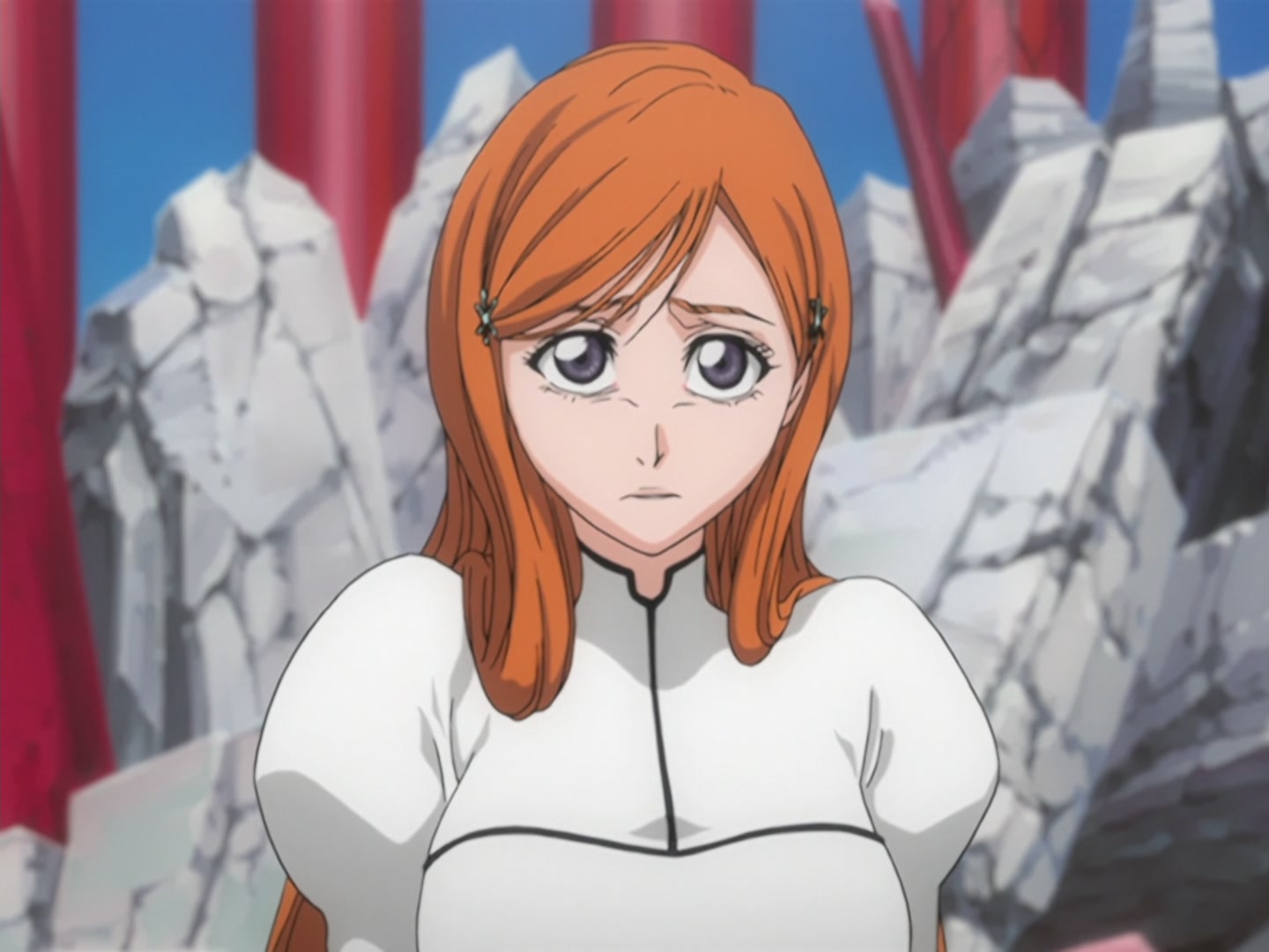 Bleach Ep 166: Desperate Effort vs. Desperate Effort! Hollowized Ichigo @ 00:04:21