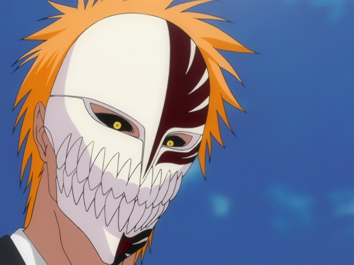 Bleach Ep 166: Desperate Effort vs. Desperate Effort! Hollowized Ichigo @ 00:04:54