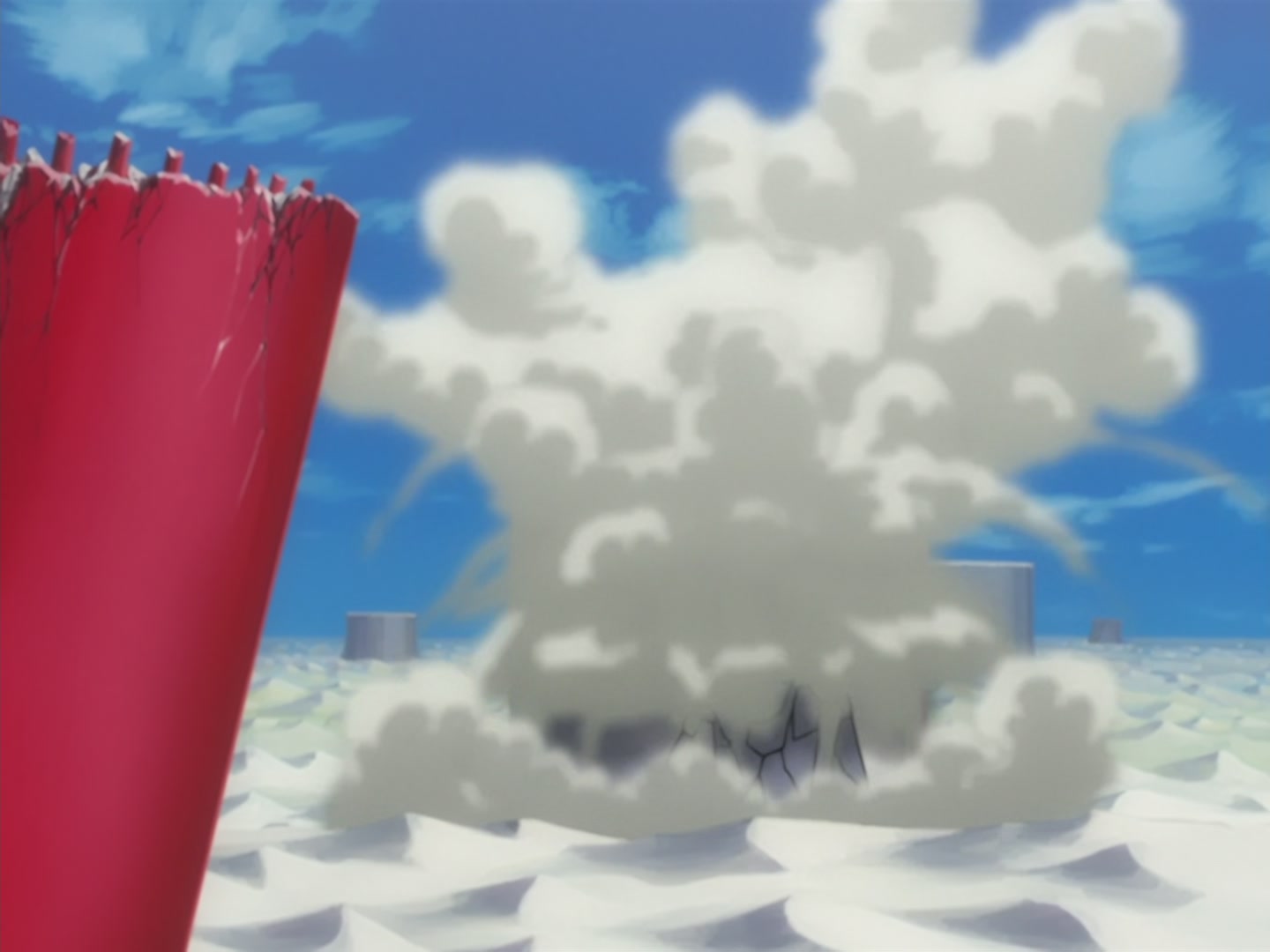 Bleach Ep 166: Desperate Effort vs. Desperate Effort! Hollowized Ichigo @ 00:06:29