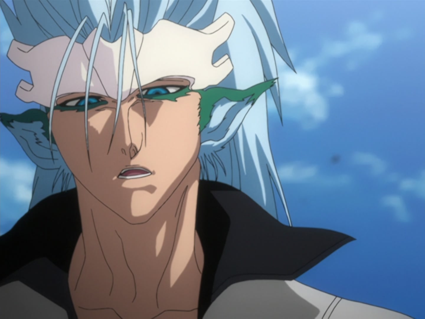 Bleach Ep 166: Desperate Effort vs. Desperate Effort! Hollowized Ichigo @ 00:06:53