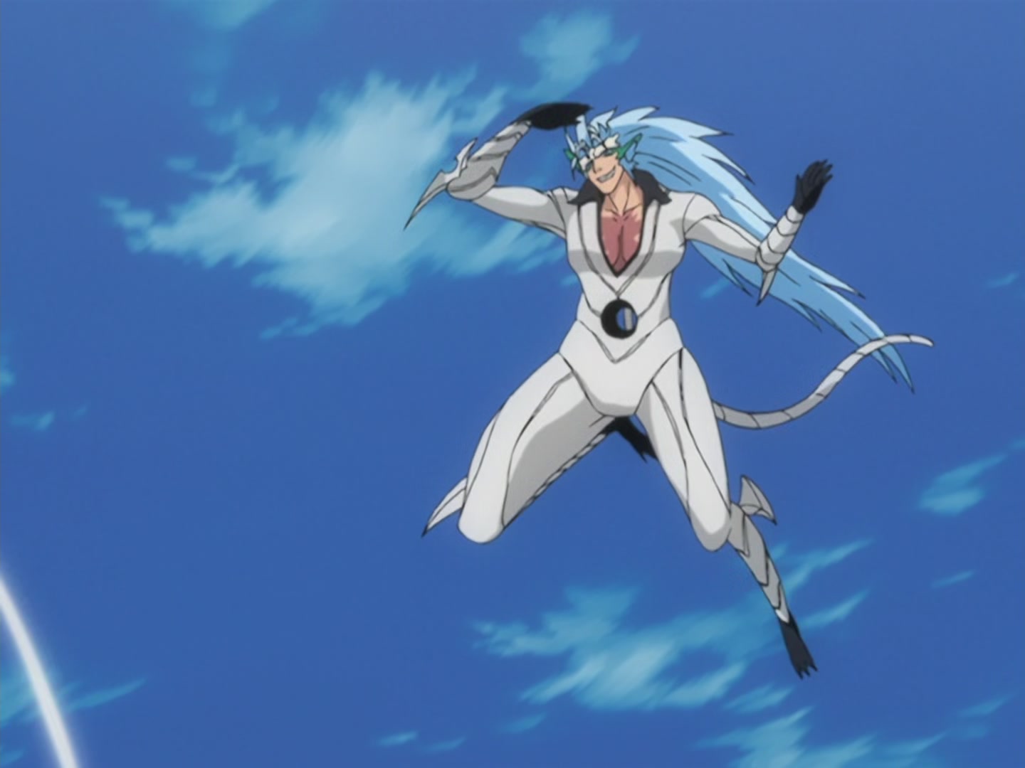 Bleach Ep 166: Desperate Effort vs. Desperate Effort! Hollowized Ichigo @ 00:09:11