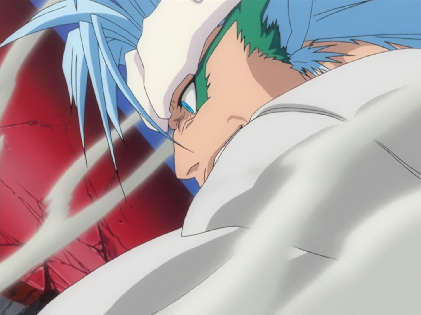Bleach Ep 166: Desperate Effort vs. Desperate Effort! Hollowized Ichigo @ 00:09:21