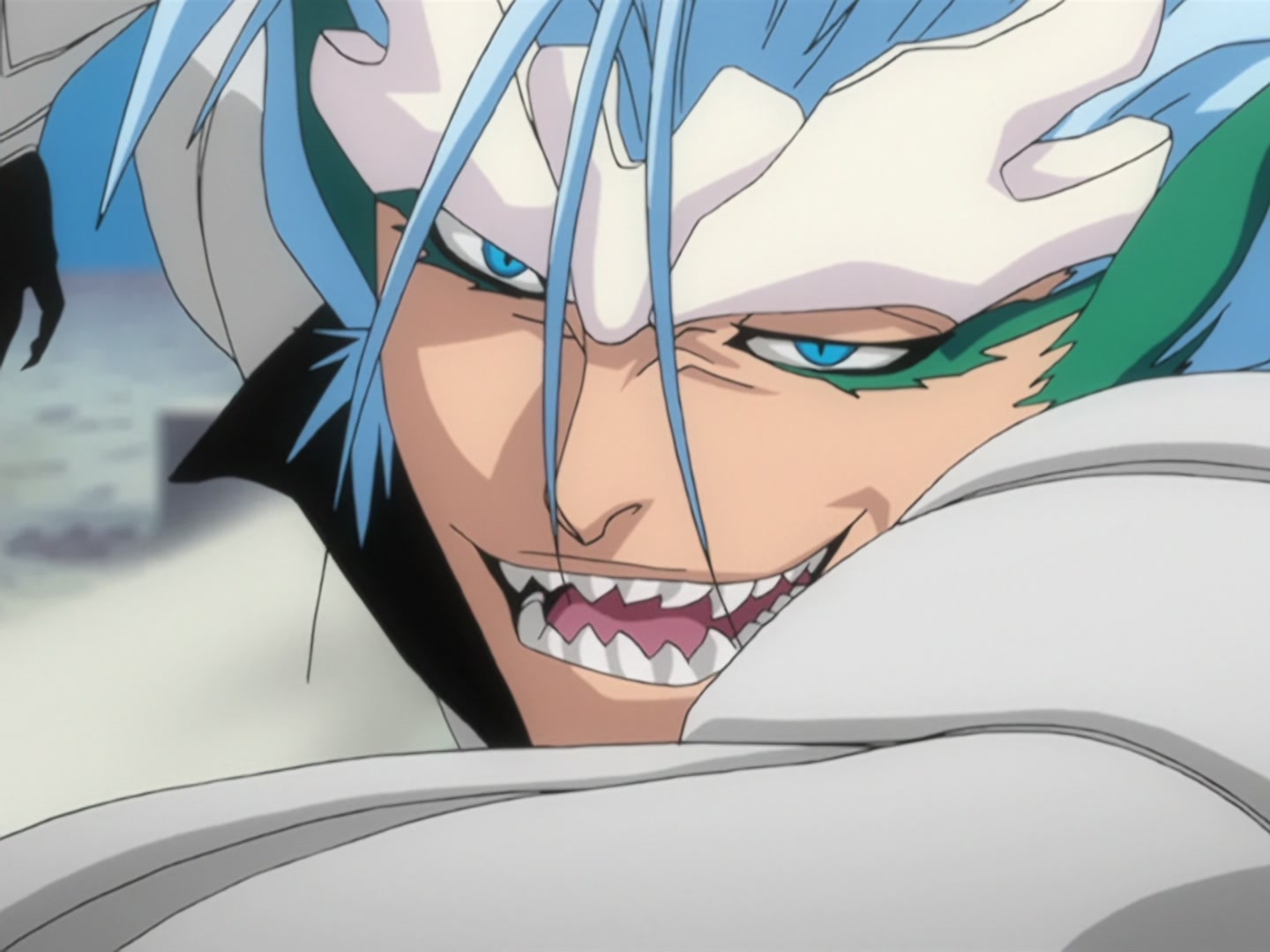 Bleach Ep 166: Desperate Effort vs. Desperate Effort! Hollowized Ichigo @ 00:09:35