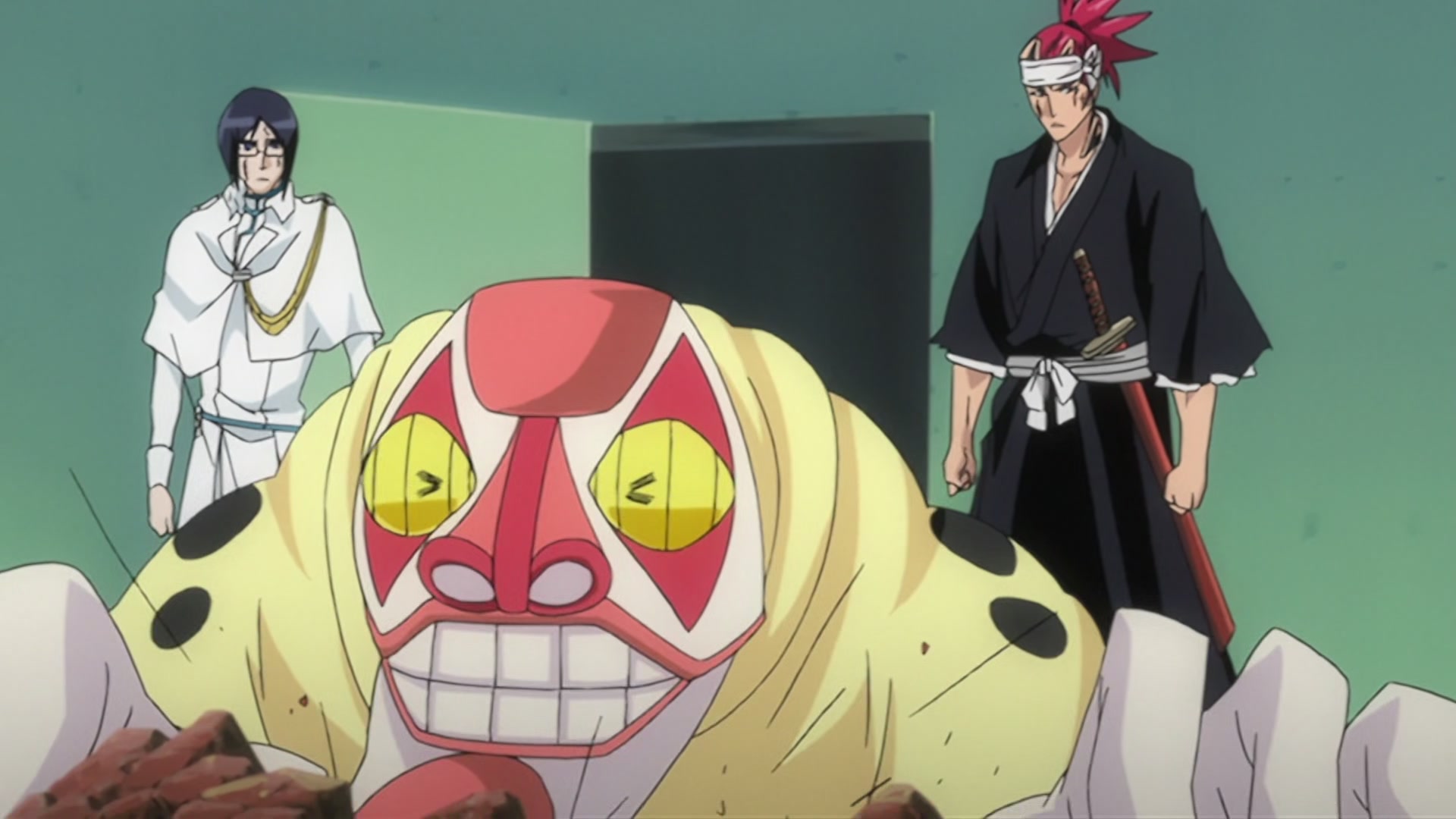 Bleach Ep 191: The Frightening Banquet, Szayelaporro Theater @ 00:03:38