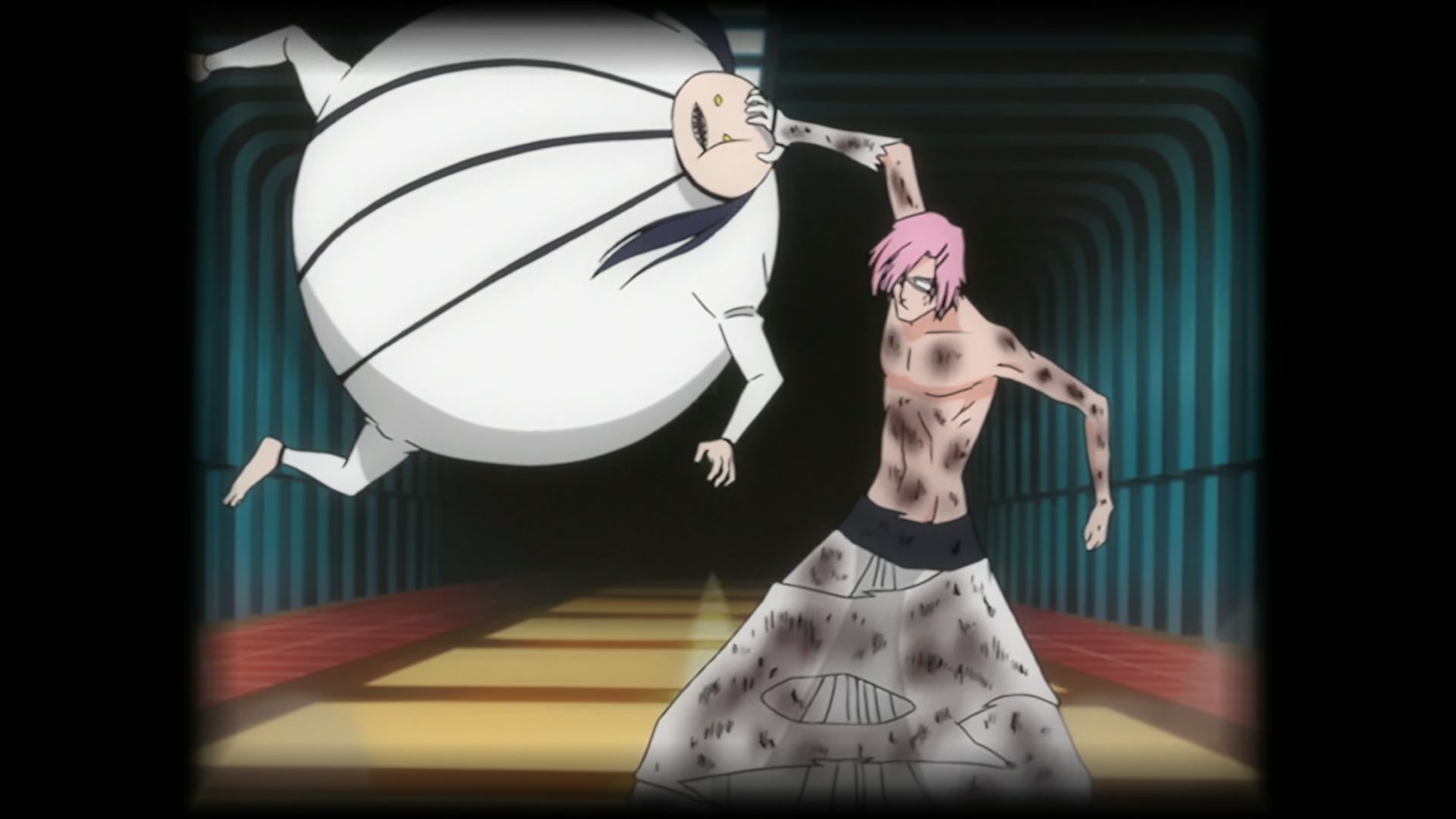 Bleach Ep 191: The Frightening Banquet, Szayelaporro Theater @ 00:08:04