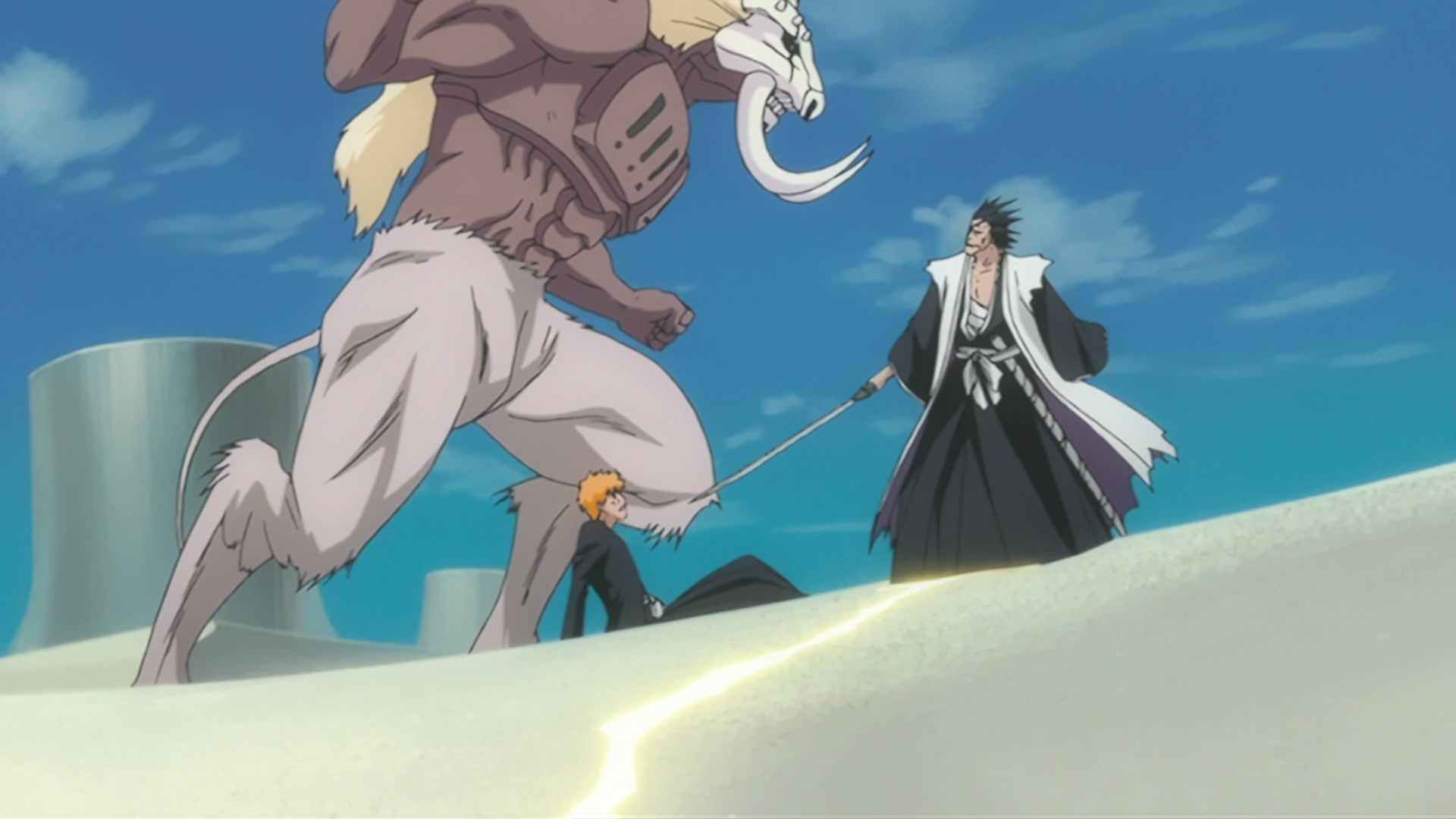 Bleach Ep 196: Joining the Battle! The Strongest Shinigami Army Appears @ 00:04:02
