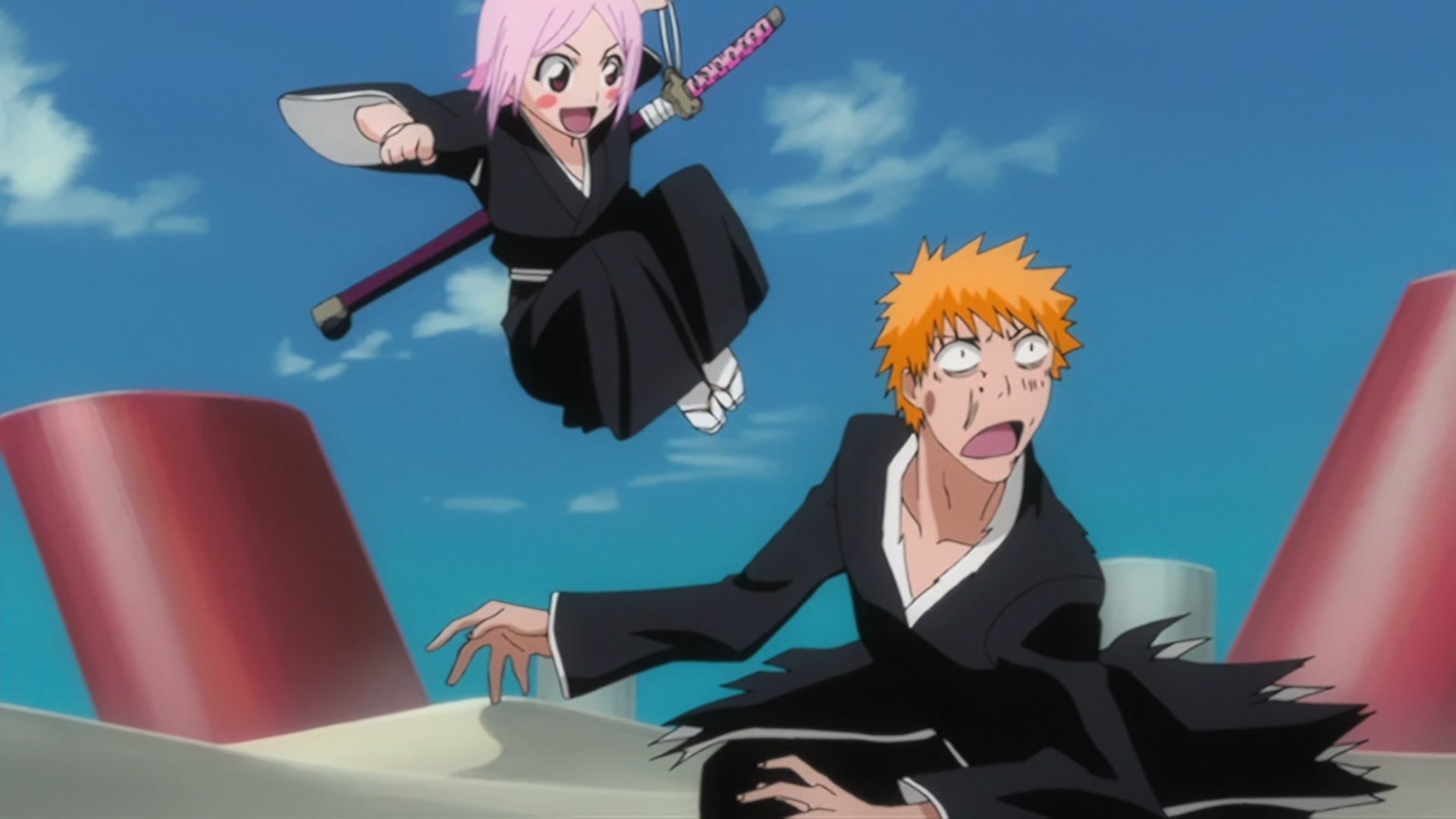 Bleach Ep 196: Joining the Battle! The Strongest Shinigami Army Appears @ 00:09:29