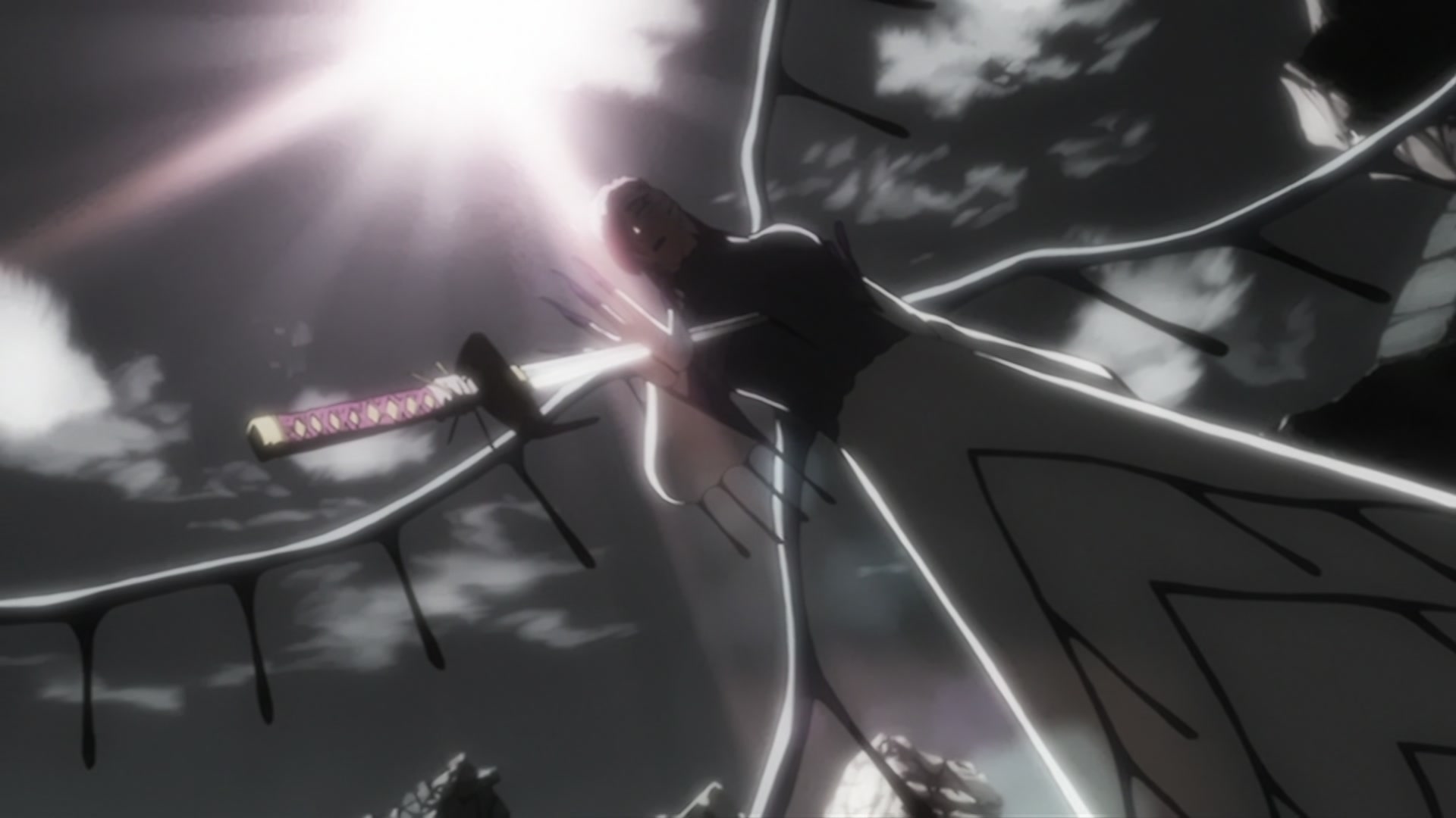 Bleach Ep 200: The Hardest Body!? Cut Down Nnoitra @ 00:04:44
