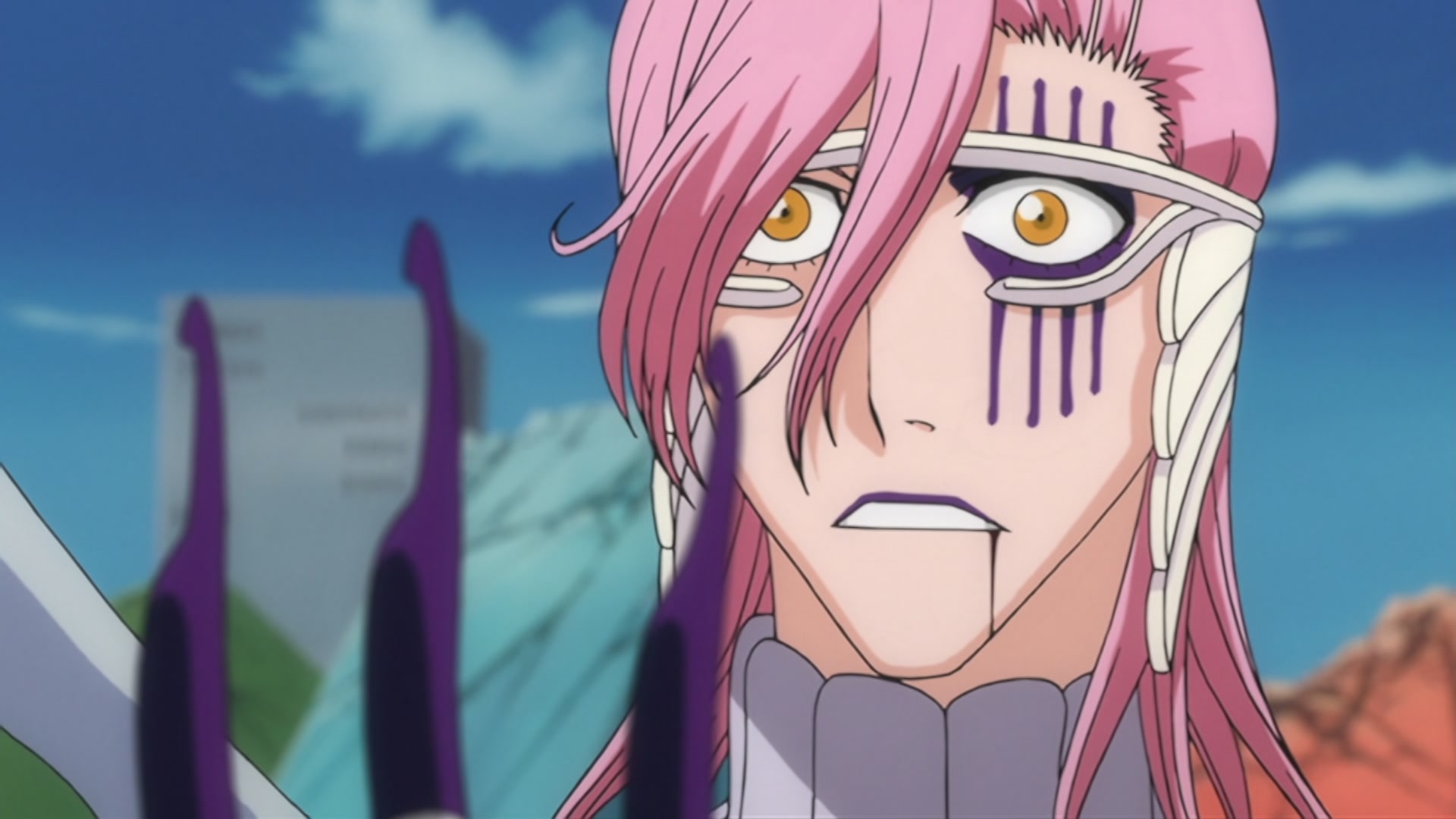 Bleach Ep 200: The Hardest Body!? Cut Down Nnoitra @ 00:06:27