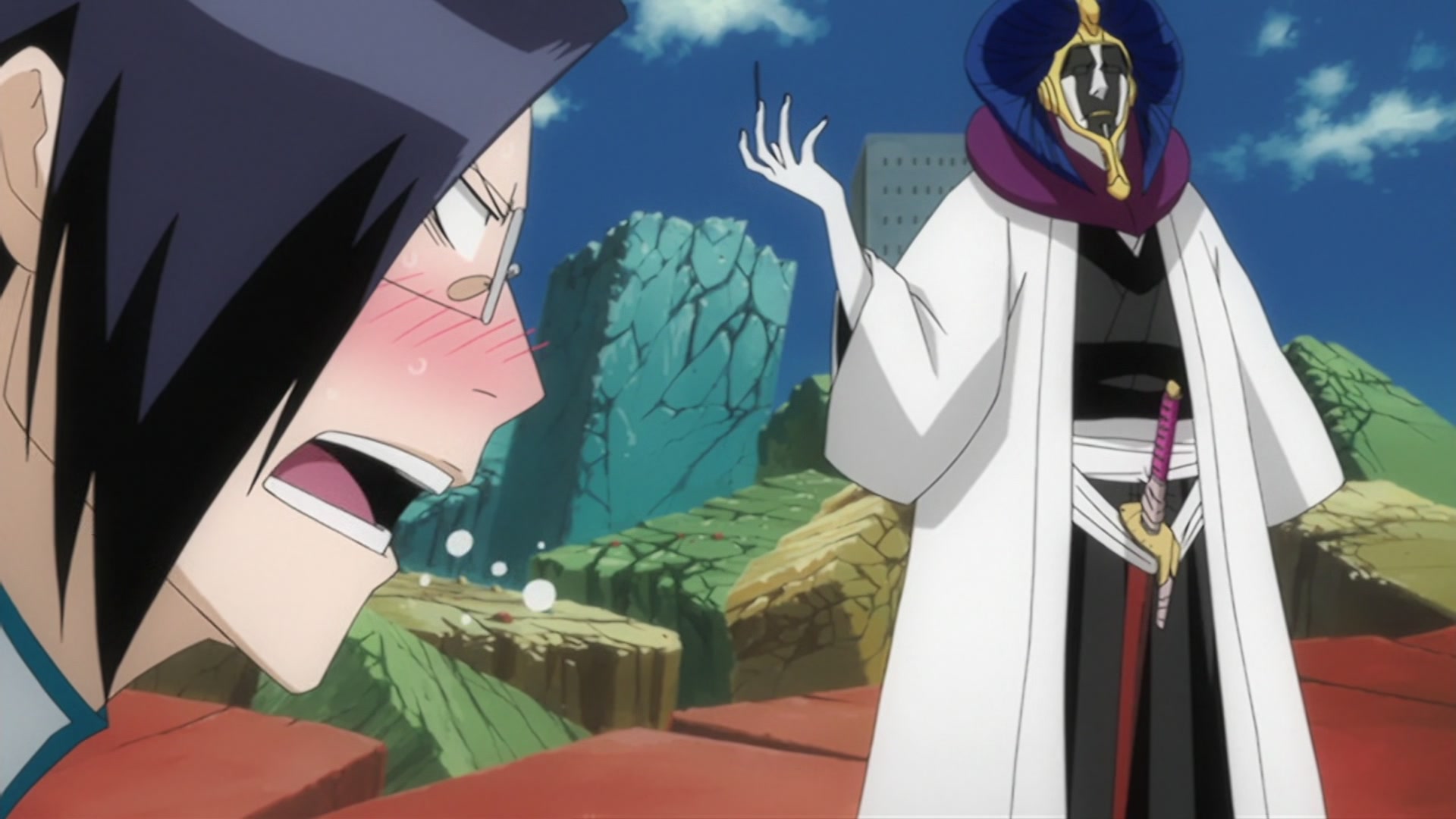 Bleach Ep 200: The Hardest Body!? Cut Down Nnoitra @ 00:09:23